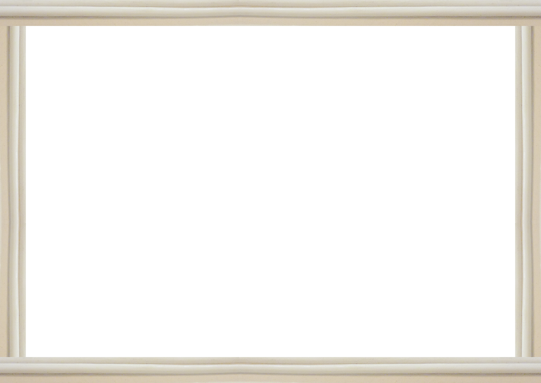 Landscape White Frame with Cable Borders