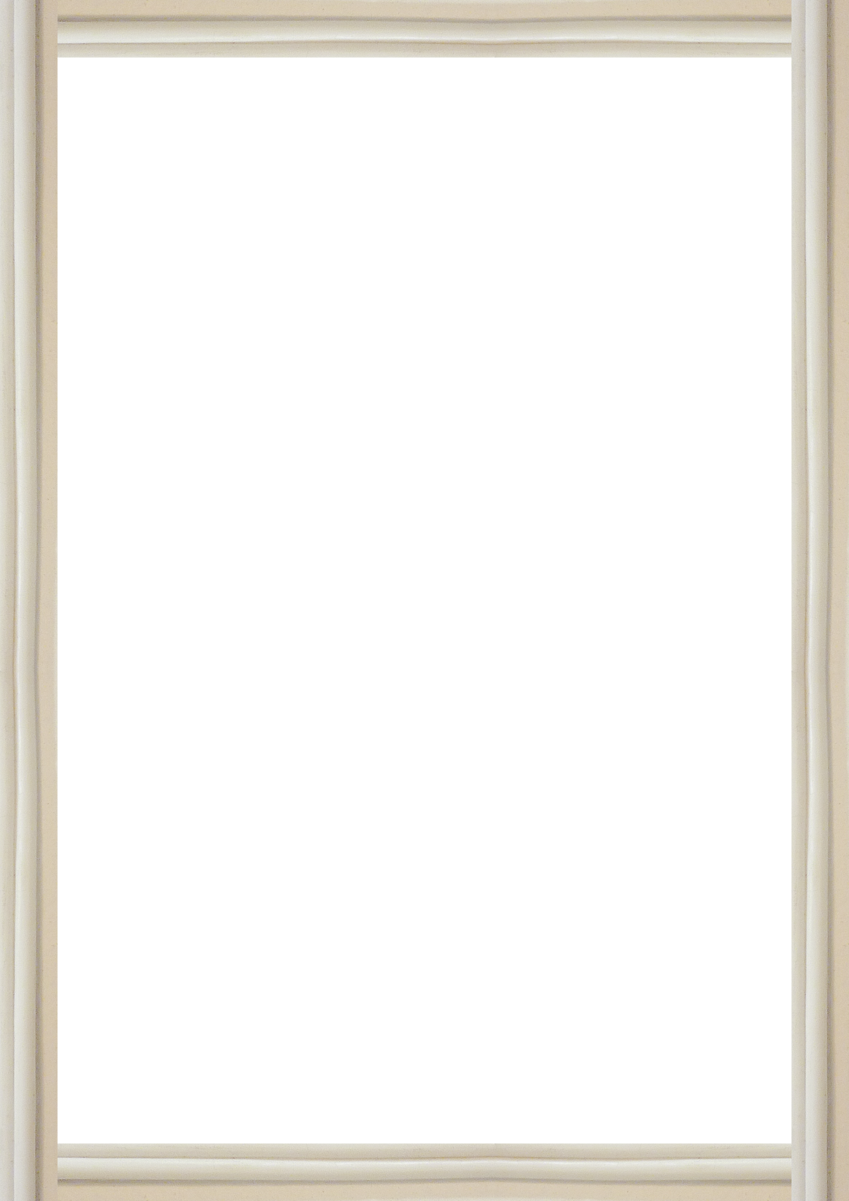 Portrait White Frame with Cable Borders